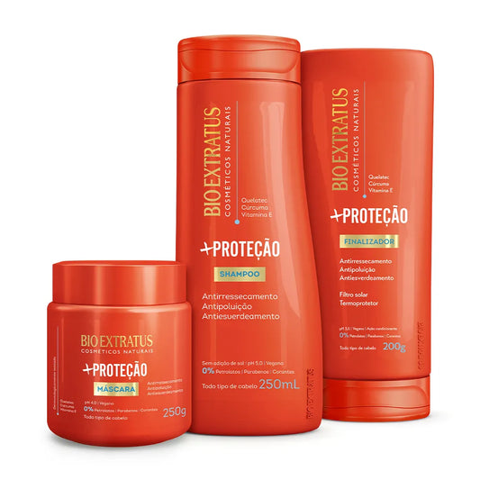 Kit +Proteção Shampoo, Máscara e Finalizador