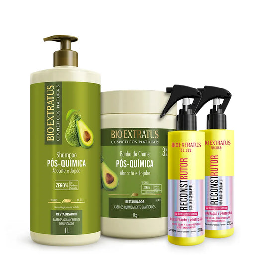 Kit Reconstrutor + Pós-Química 1L/Kg