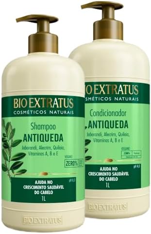 Kit Shampoo + Condicionador Bio Extratus Jaborandi Antiqueda 1L (Jaborandi)|B08XQXTCR3