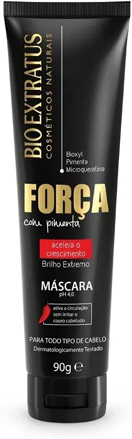 BIO EXTRATUS FORÇA COM PIMENTA MÁSCARA 90G